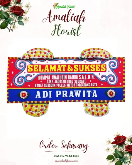Papan Bunga Ucapan Selamat Sidorahayu